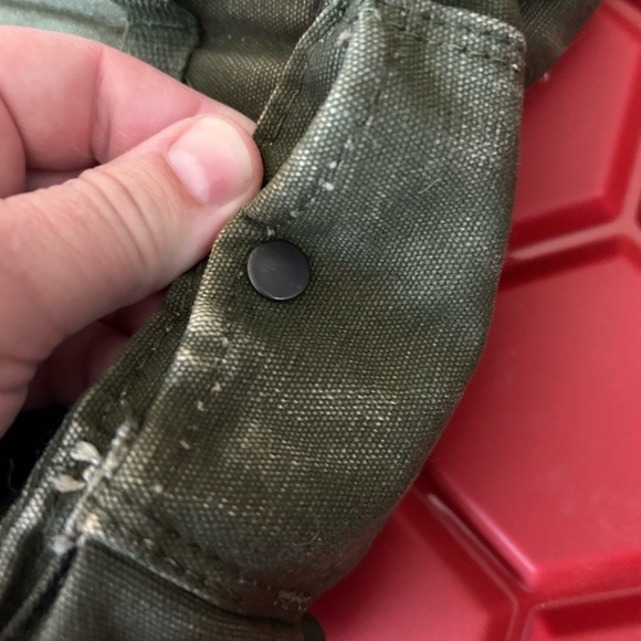 US Military M17A1 Field Protective Gas Mask Carrier Bag Olive Drab * no mask - Picture 7 of 9